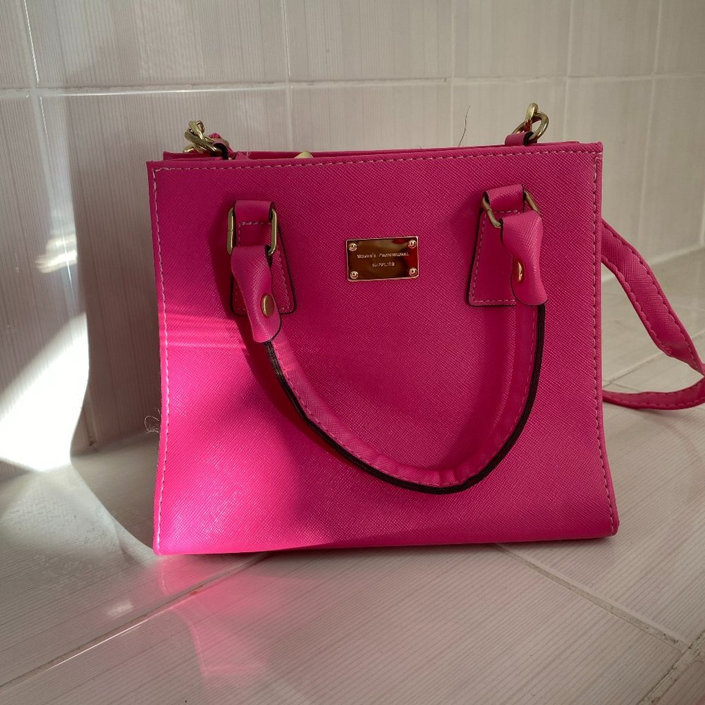 Hot Pink Mini Crossbody Bag